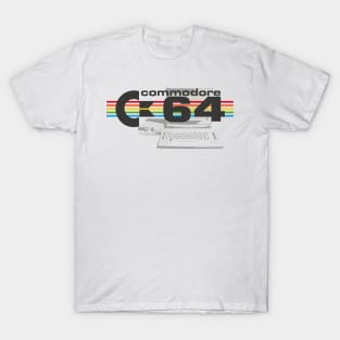 Commodore 64 Retro Fan Design T-Shirt